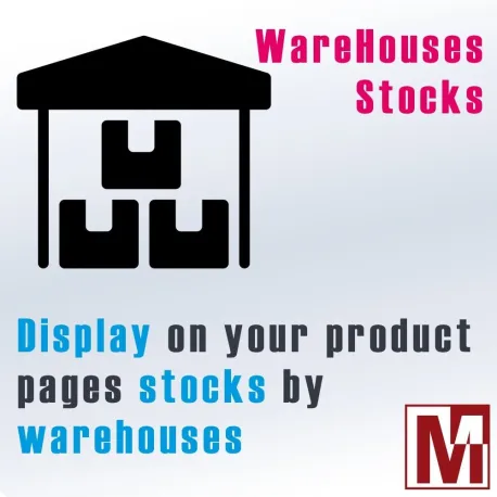 Display stocks by warehouse