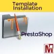 PrestaShop Template Installation service