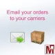 Send orders by email to carriers