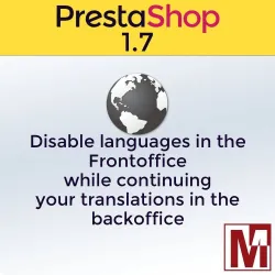 Disable languages in frontoffce but not in backoffice